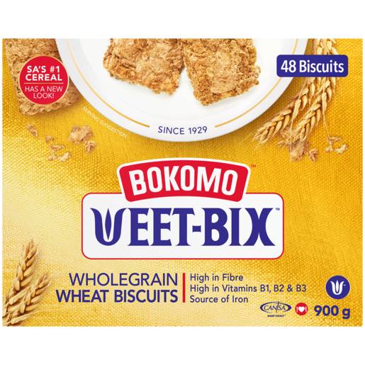 Bokomo Weet-Bix Wholegrain Wheat Biscuits 900g